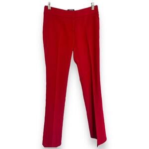 XOXO Womens Dress Pants Sz 1/2‎ Red Stretch Holiday Christmas Solid